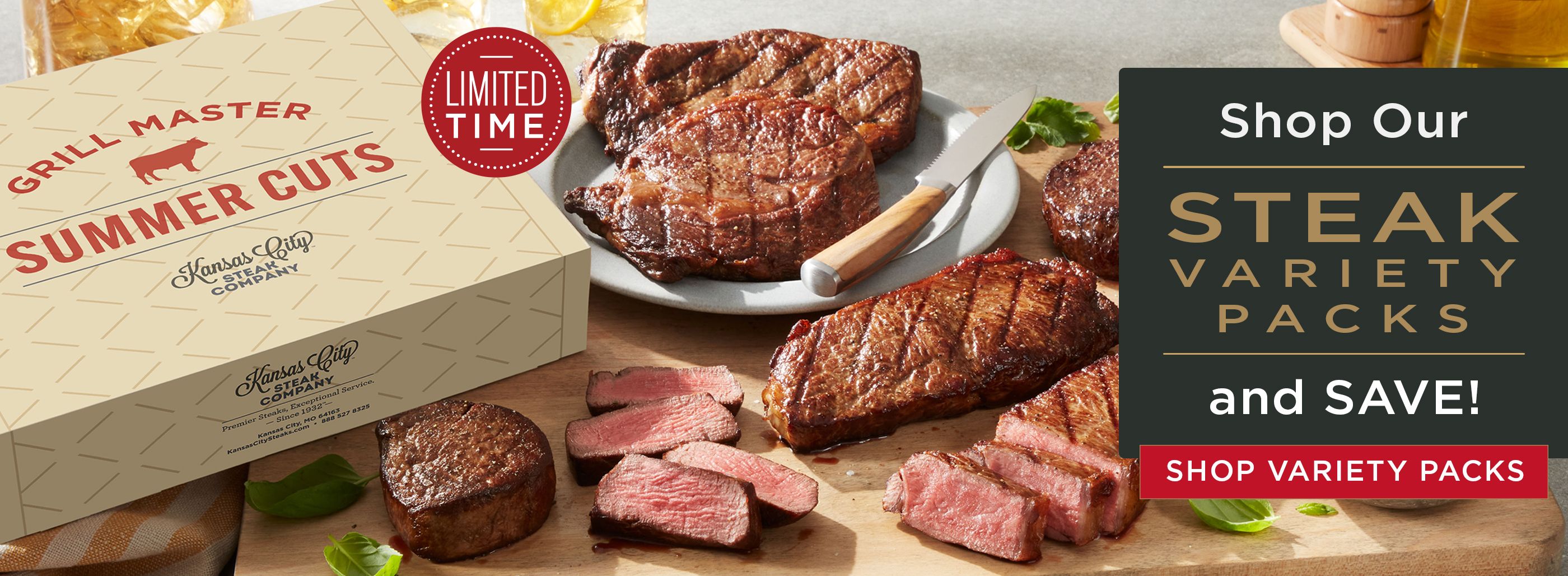 Shop steak variety packs for Dads.