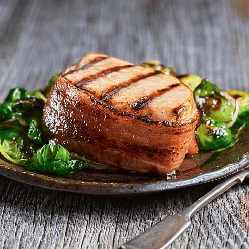 Bacon Wrapped Boneless Pork Chops