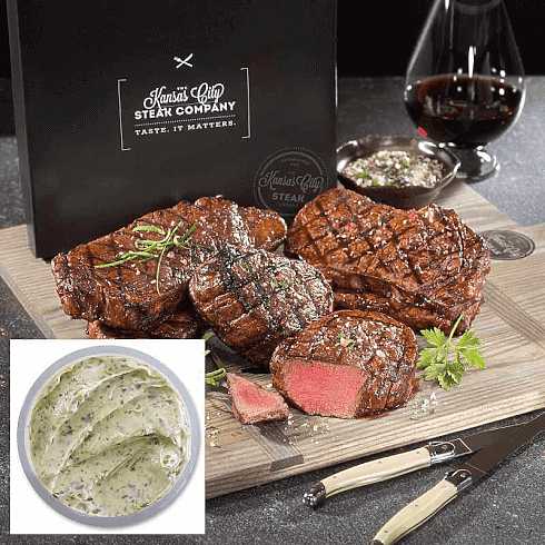 Tuscan Herb Butter Topped Gift Boxed Steaks