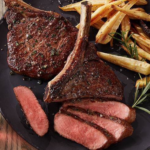 Center-Cut Bone-in Ribeyes