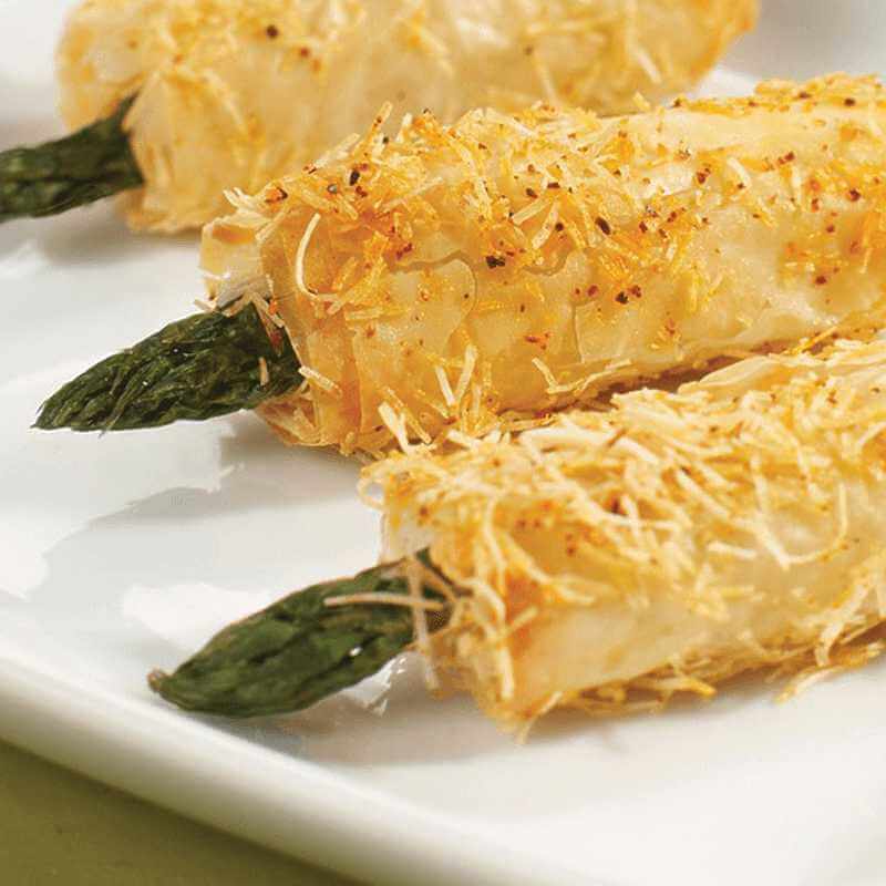 Crispy Asiago Asparagus