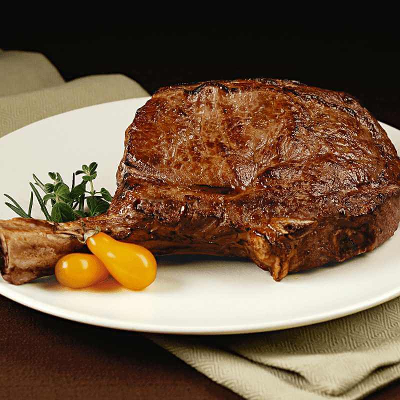 8 USDA Prime Bone-in Ribeyes, 18 oz each