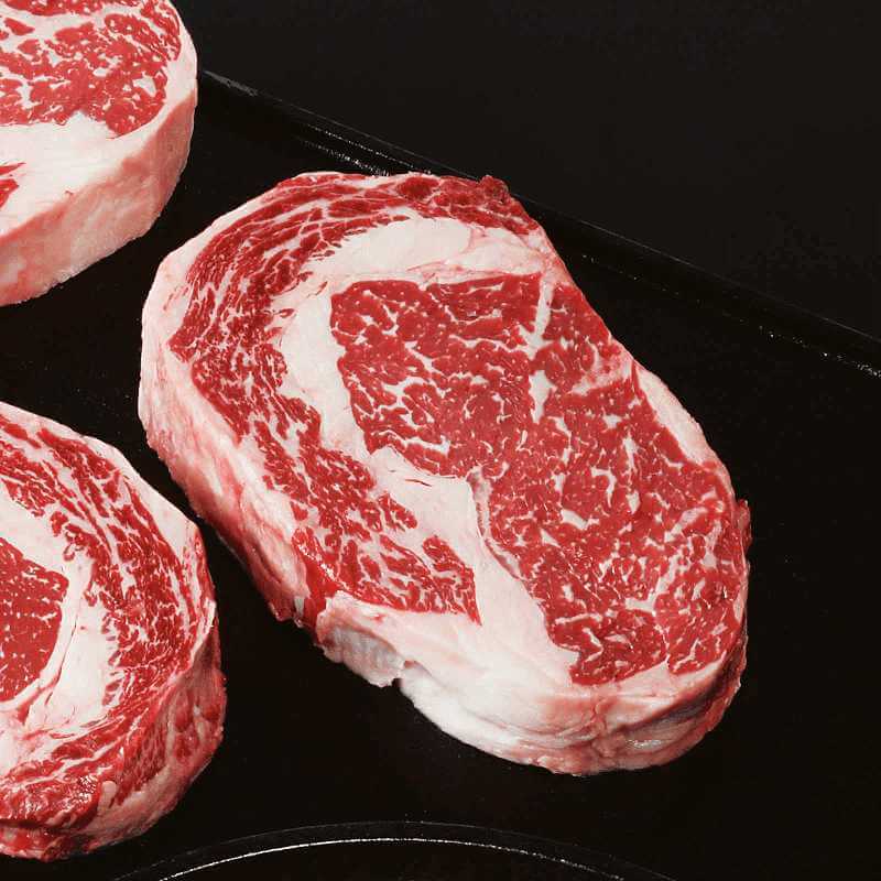 American Style Kobe Boneless Ribeyes, Raw