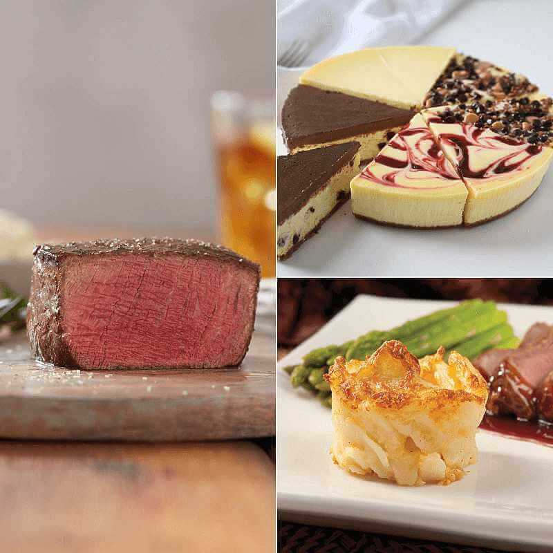 Super Trimmed™ Filet Mignon with Cheesecake Sampler In-cart Special