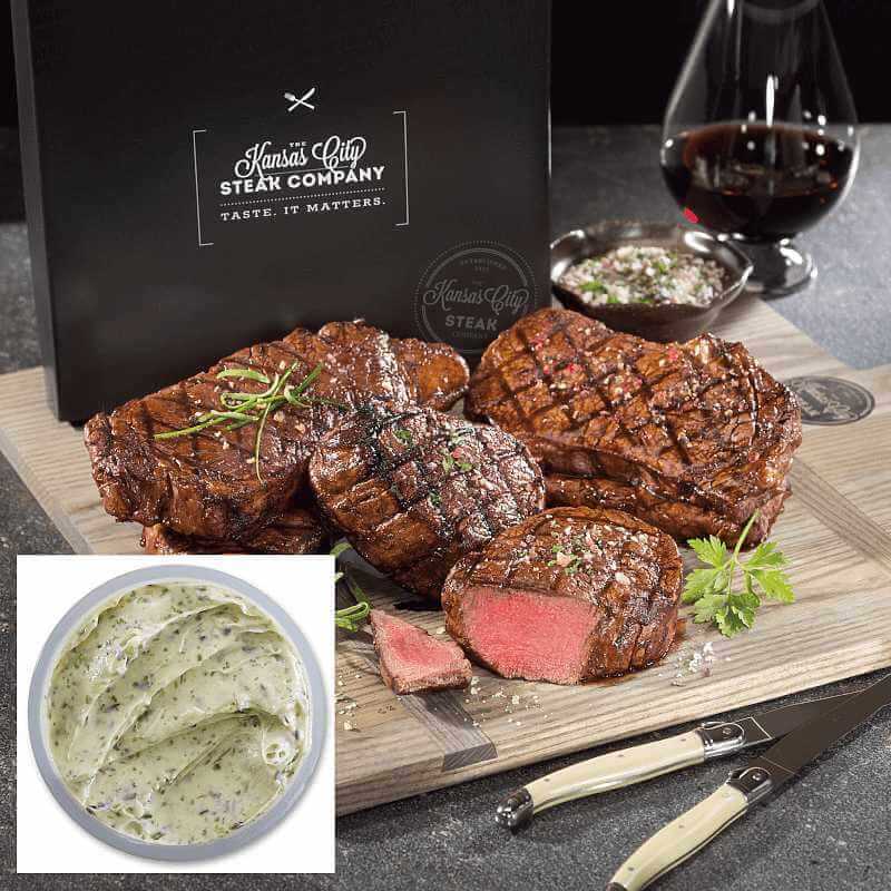Tuscan Herb Butter Topped Gift Boxed Steaks