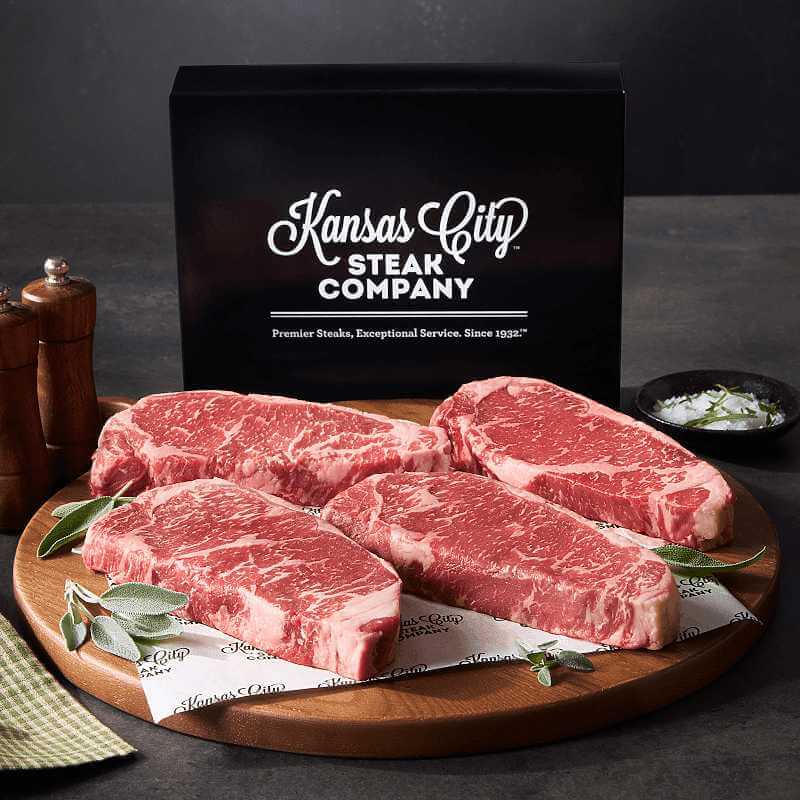 Gift Boxed USDA Prime Kansas City Strips
