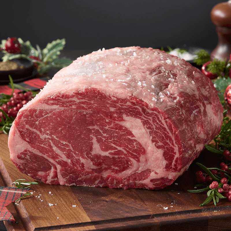 Raw USDA Prime Prime Rib Roast