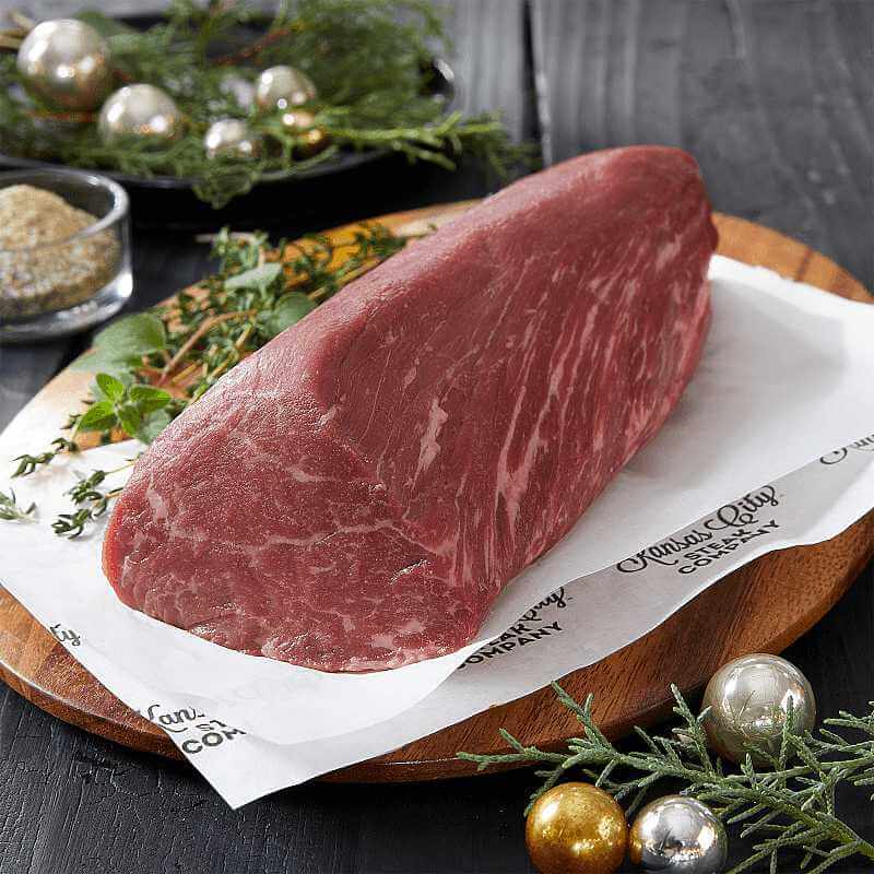 Two raw USDA Prime Beef Tenderloin.