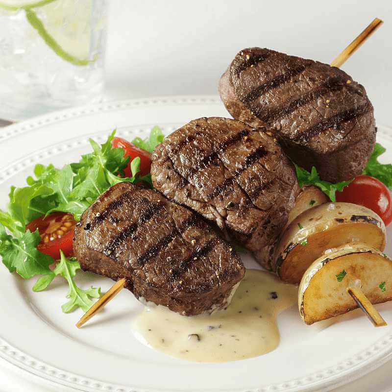16 Tenderloin Filet Mignon Medallions, 2 oz each