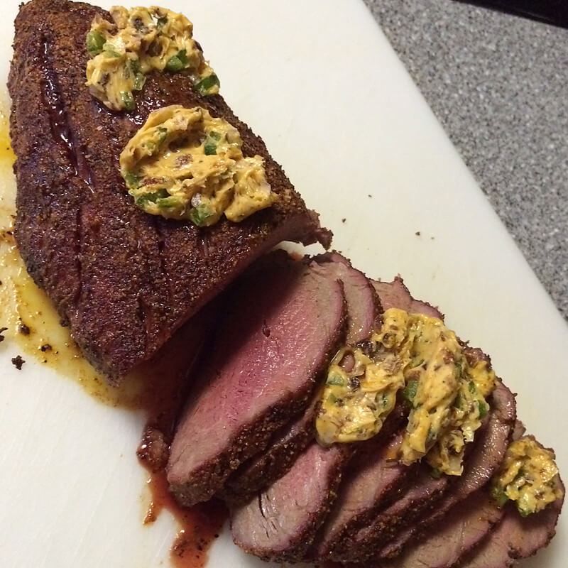 Chateaubriand with Salsa Butter