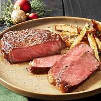 4 Center-Cut Ribeye Steaks, 8 oz each