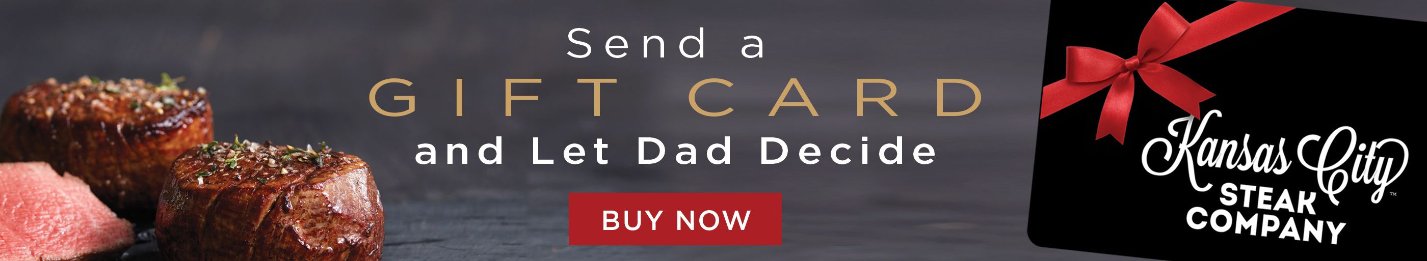 Send a gift card banner.