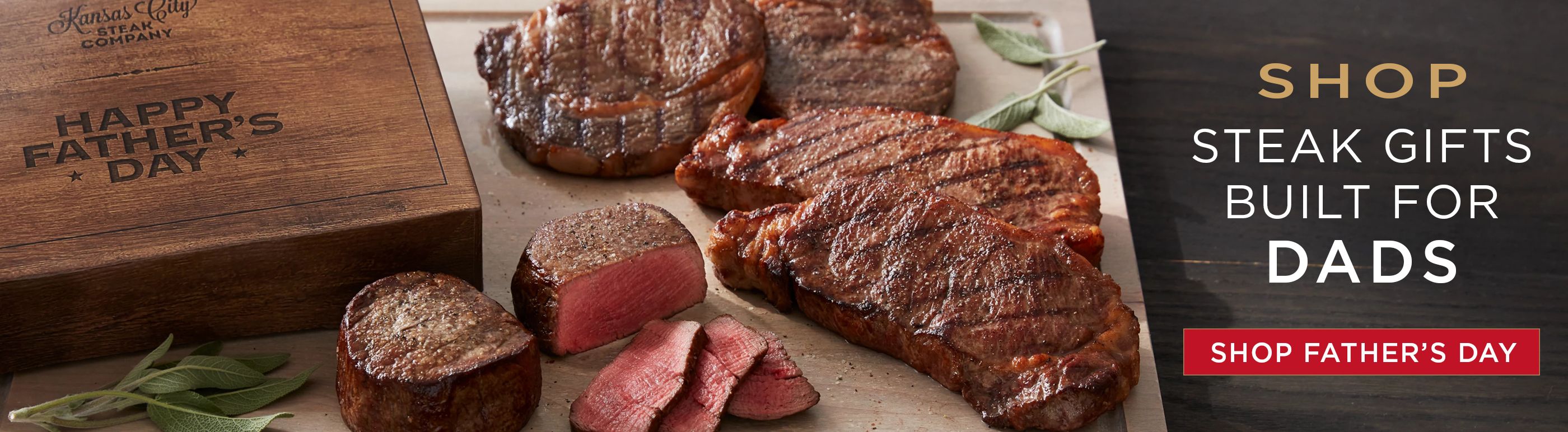 Shop Father's Day steak gifts built for Dads.