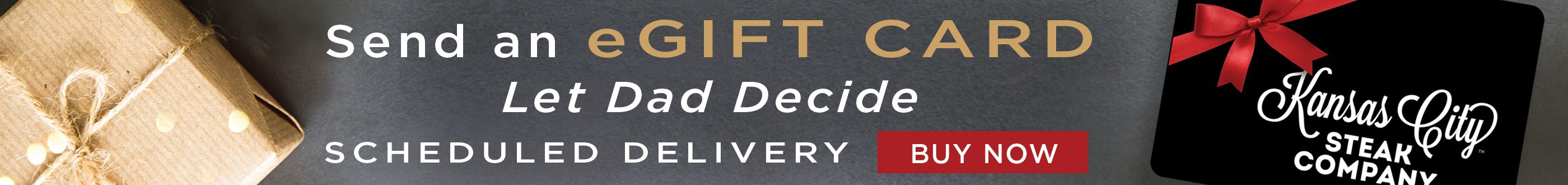 Send an eGift card banner.