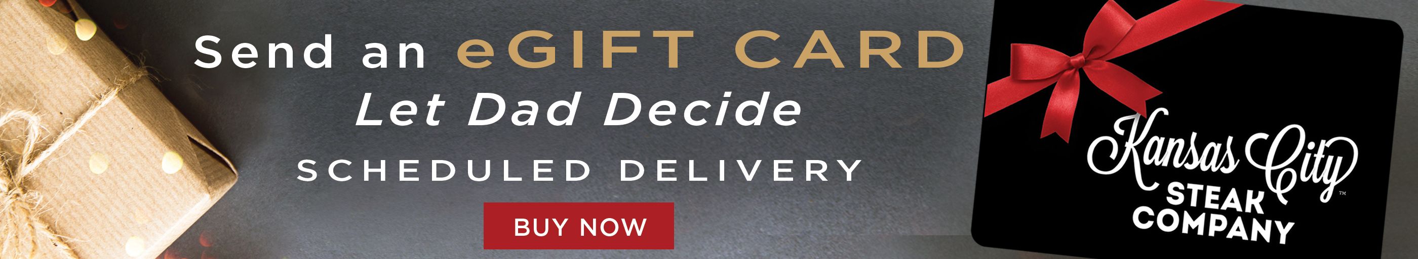 Send an eGift card banner.