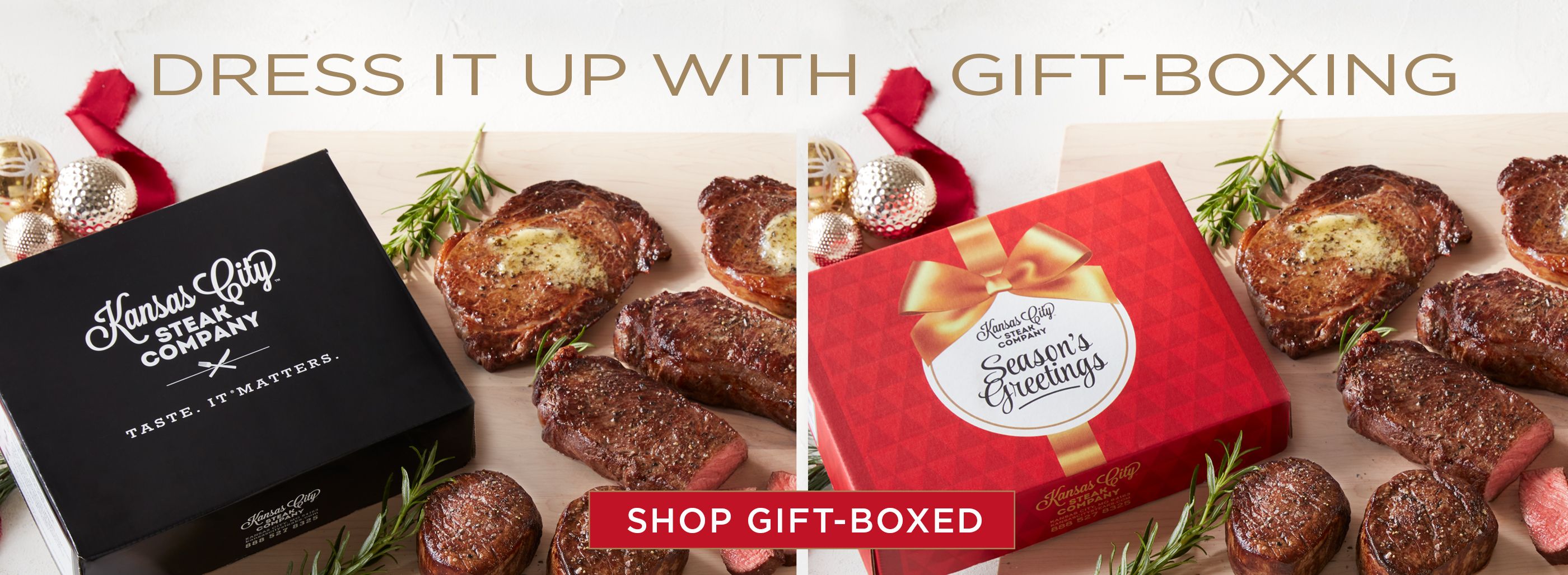 Dress it up with gift-boxing.