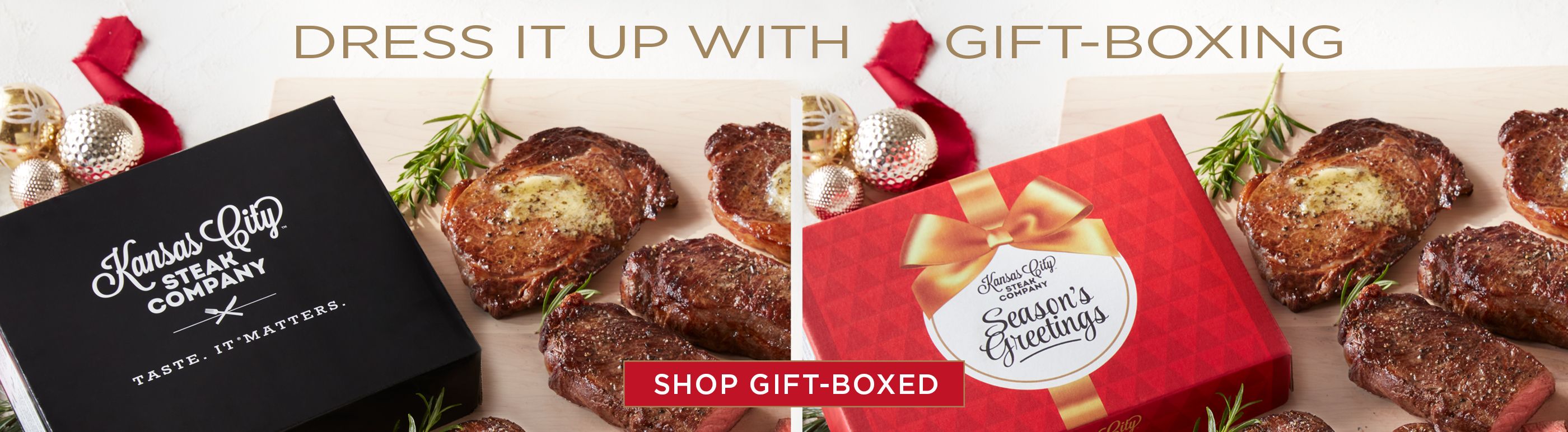 Dress it up with gift-boxing.