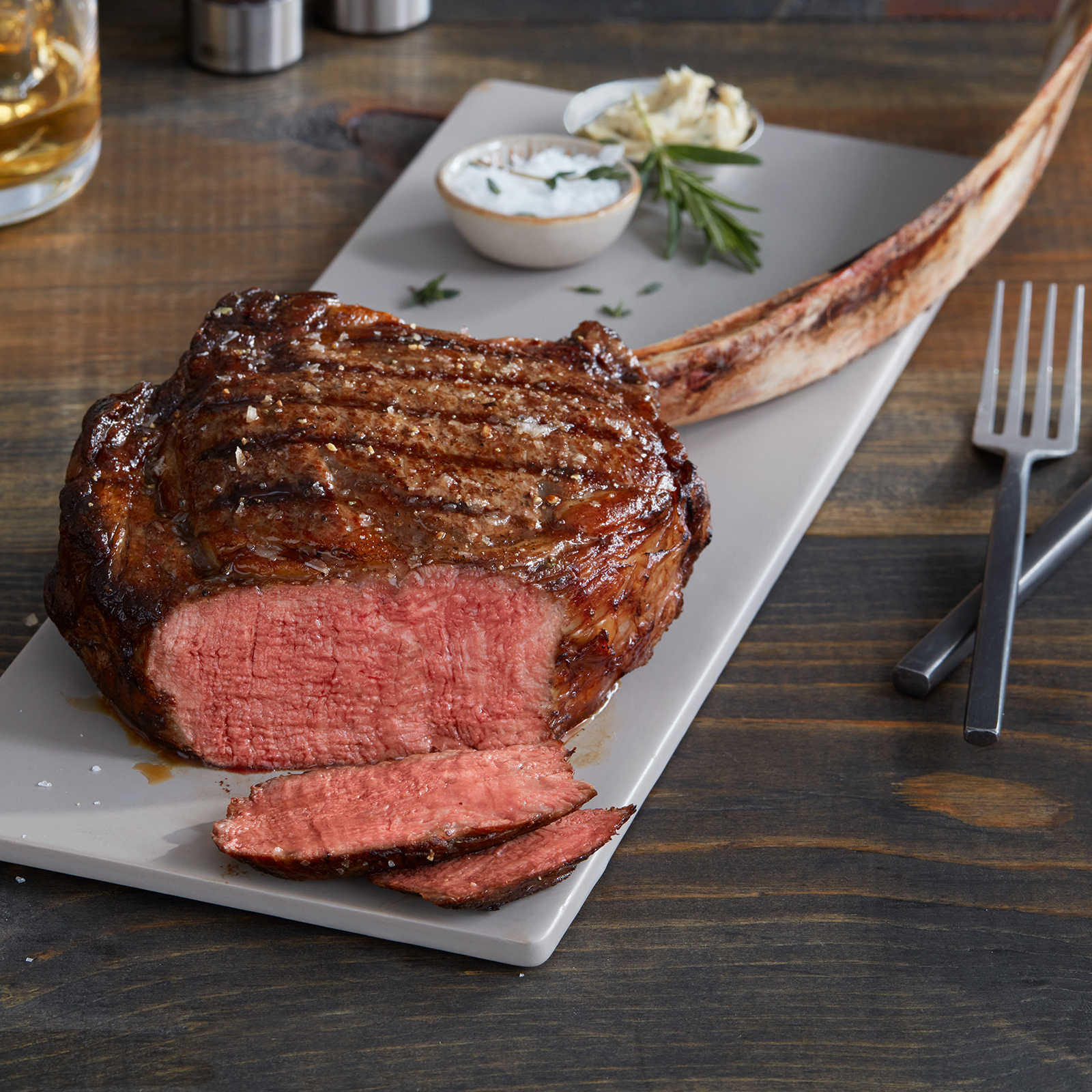 Sliced Tomahawk Steak