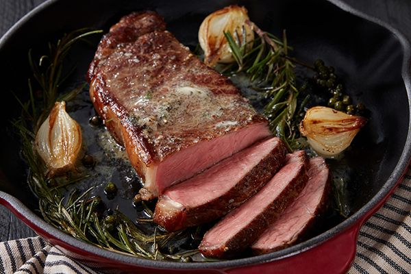 reheat leftover steak in pan