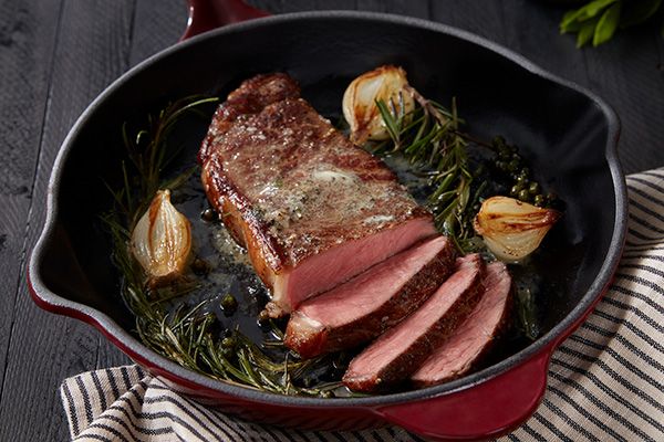 Fall dinner cooking in pan.