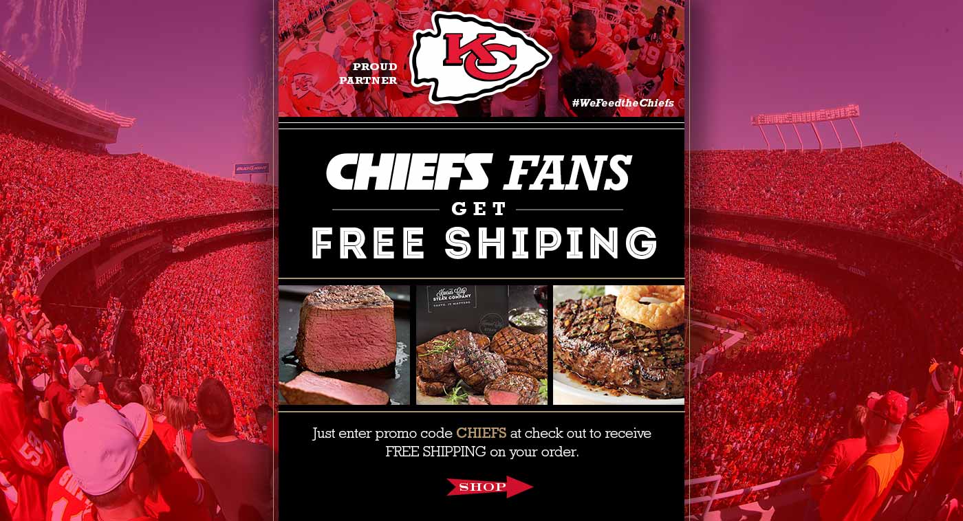 KC Chiefs Free Shipping Offer