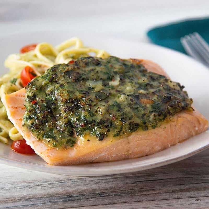 Garlic Parmesan Atlantic Salmon