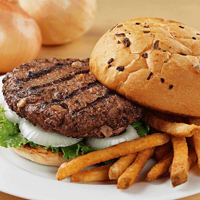 Sweet Vidalia® Onion Steakburgers