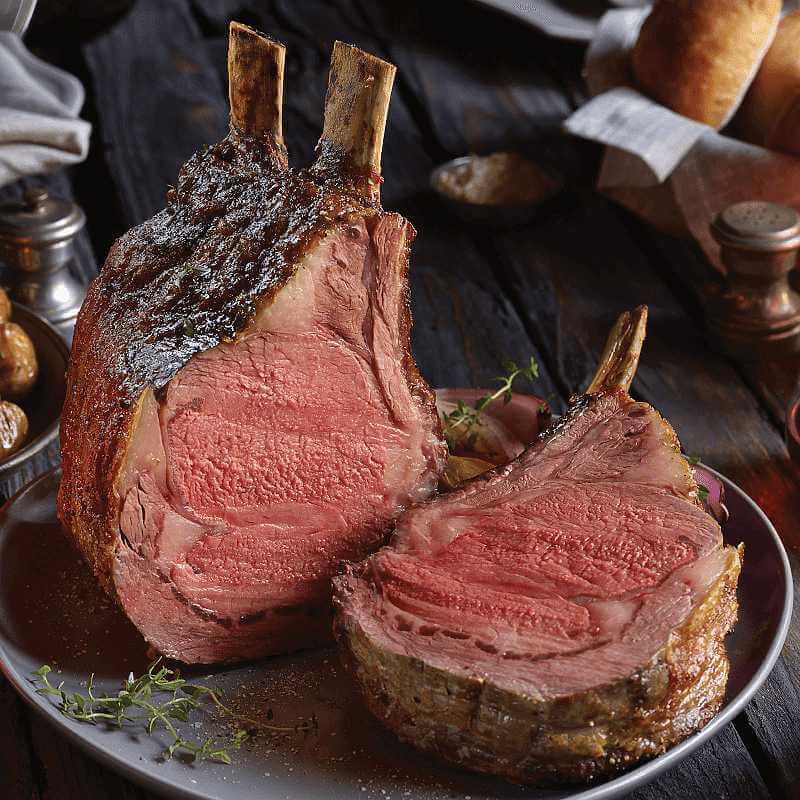 Order Seasoned Bone In Prime Rib Roast | Kansas City Steaks