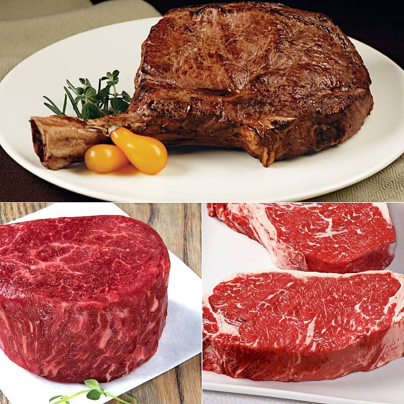  USDA Prime Boneless Ribeye Steaks, 6 count, 12 oz each from  Kansas City Steaks : Grocery & Gourmet Food