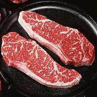 American Style Kobe Kansas City Strips, Raw