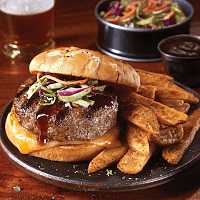 10 Beef Brisket Chuck Burgers, 6 oz each