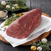 Two raw USDA Prime Beef Tenderloin.