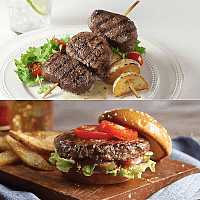 Tenderloin Filet Mignon Medallions and Classic Steakburgers