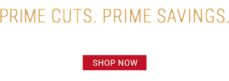 Up to 25% off USDA Prime sale banner.