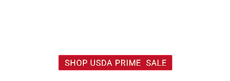 Up to 25% off USDA Prime sale banner.