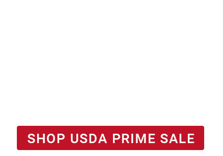 Up to 25% off USDA Prime sale banner.