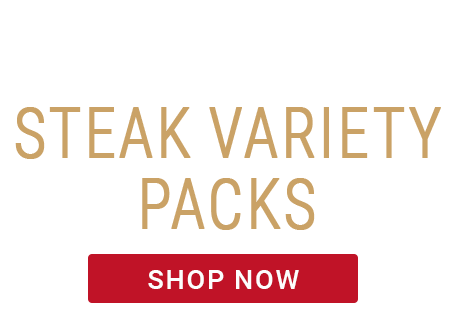 Enjoy an extra 15% off steak variety packs.