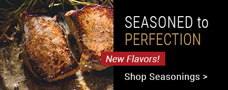 Seasoned to perfection banner.