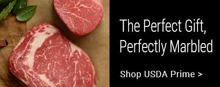 The perfectly marbled gift banner.