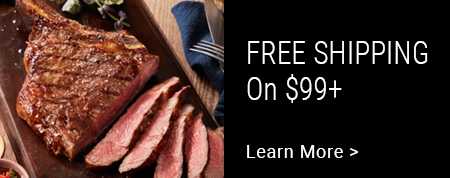 Free shipping on $99 banner