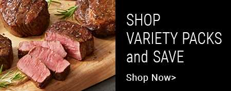 Shop variety packs and save banner.